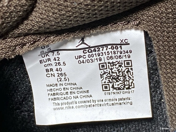 Rep Dark Low Mocha CQ4277-001 Travis Scott OG Jordan x 1 SP Air 0809